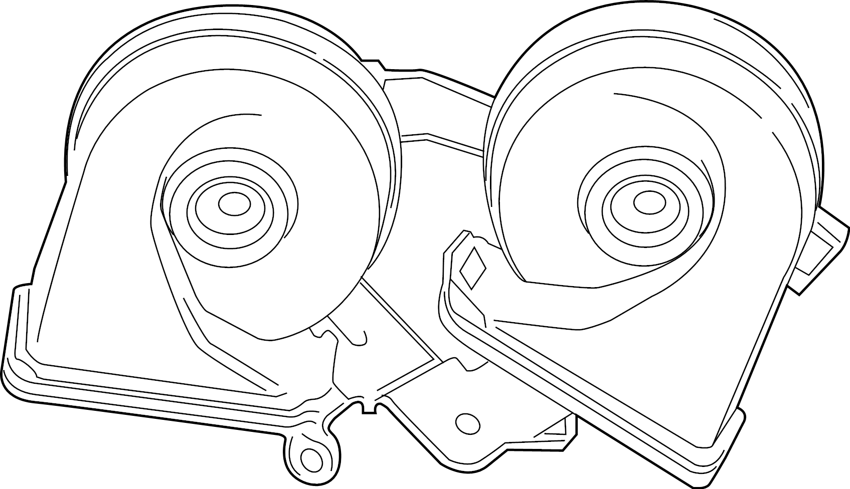 View KB3Z13832A Horn Full-Sized Product Image