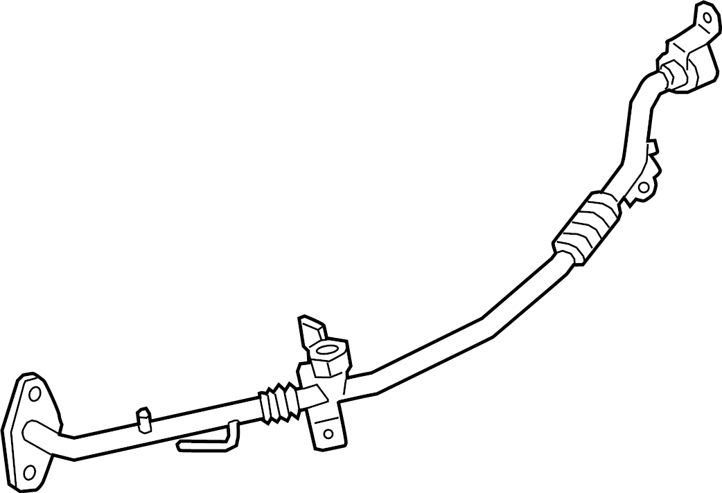 View LB5Z9E469B Exhaust Gas Recirculation (EGR) Tube Full-Sized Product Image