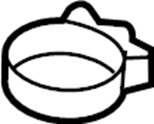 View JL3Z17B610A Windshield Washer Pump Seal (Upper) Full-Sized Product Image