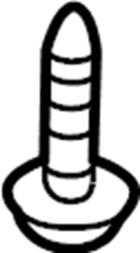 View W502663S424 Grip handle screw. Headliner Screw. Interior Grab Bar Screw.  Full-Sized Product Image