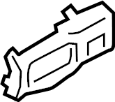 View KB3Z2104338BB Instrument Panel Molding (Lower) Full-Sized Product Image