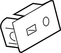 View KB3Z2104608AA Audio Auxiliary Jack Trim Plate (Front) Full-Sized Product Image