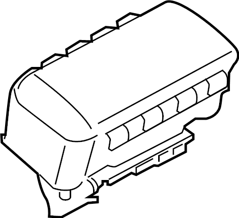 View KB3Z21044A74B Instrument Panel Air Bag Full-Sized Product Image