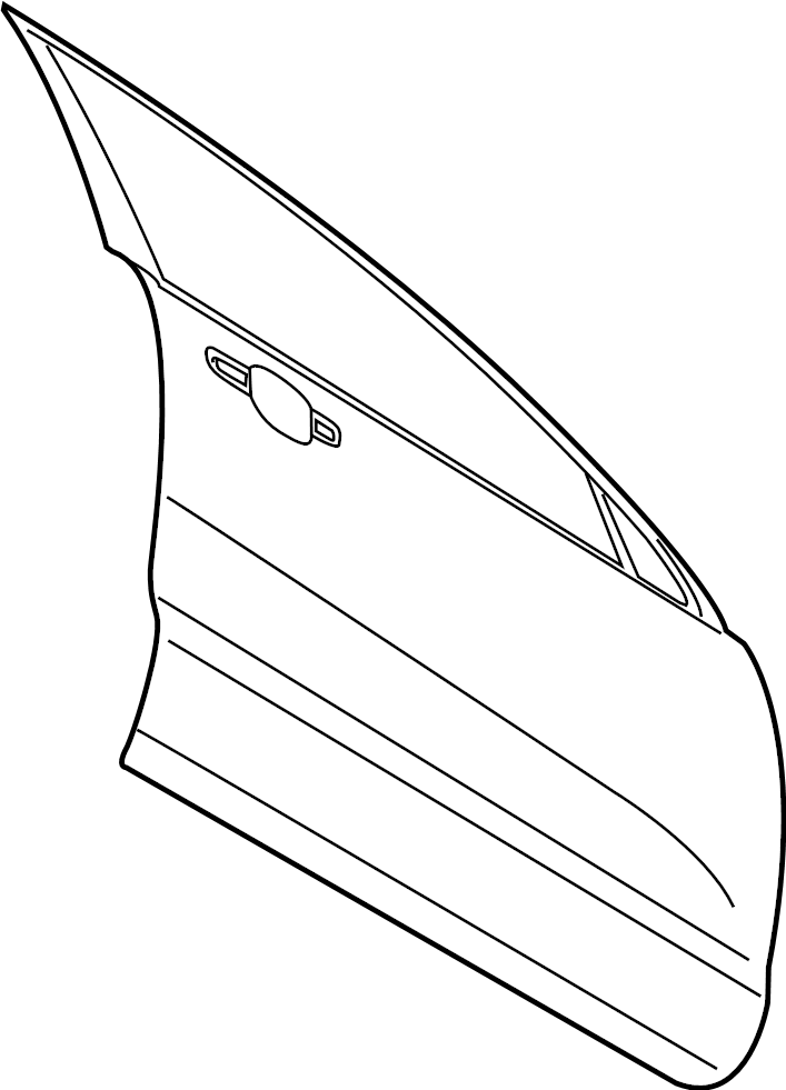 View KB3Z2620201A Door Outer Panel Full-Sized Product Image