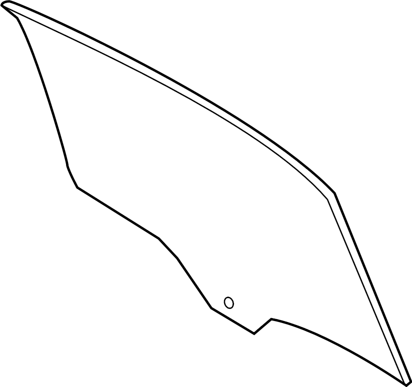 View KB3Z2625713B Door Glass (Rear) Full-Sized Product Image
