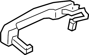 View JB3Z2122404ABPTM Exterior Door Handle Full-Sized Product Image