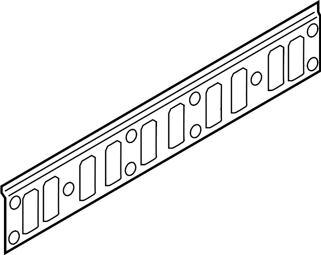 View KB3Z2143121A Tailgate Gap Cover Full-Sized Product Image