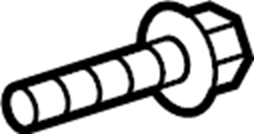 View AB3Z2L122A Brake Hydraulic Hose to Caliper Bolt Full-Sized Product Image