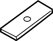 View JB3Z5598B Leaf Spring Spacer Full-Sized Product Image