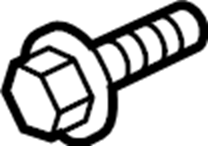 View W710233S437 Drive Shaft Flange Yoke Bolt (Rear) Full-Sized Product Image