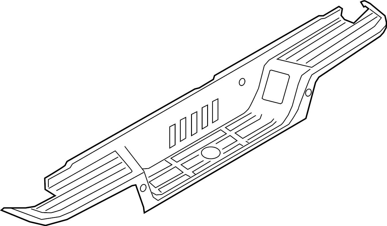 View KB3Z17B807C Bumper Step Pad (Lower) Full-Sized Product Image