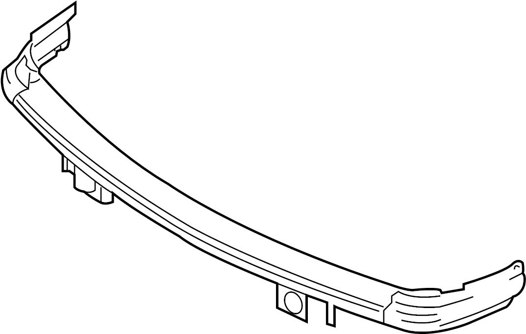 View 6L5Z17757AA Bumper Cover Reinforcement (Front) Full-Sized Product Image