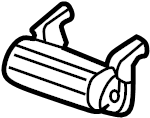 View 1L5Z9943400AAA Tailgate Handle Full-Sized Product Image
