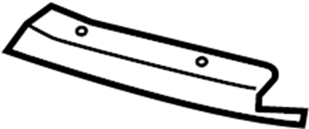 View 3L5Z8C488AA Radiator Support Baffle Full-Sized Product Image