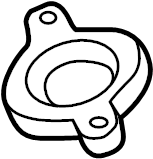 View F87Z8255DA Engine Coolant Thermostat Gasket Full-Sized Product Image