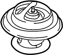 View YU3Z8575BA Engine Coolant Thermostat Full-Sized Product Image
