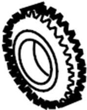 View 1S7Z6306CF Gear. Timing. Crankshaft.  Full-Sized Product Image