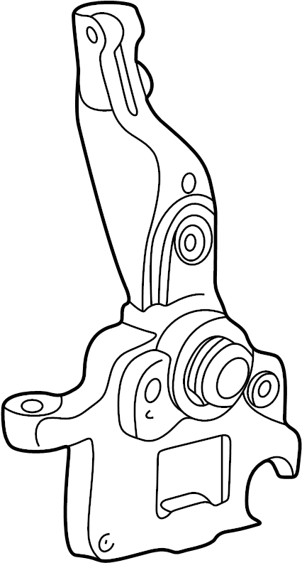 View 5L5Z3106AA Steering Knuckle Full-Sized Product Image