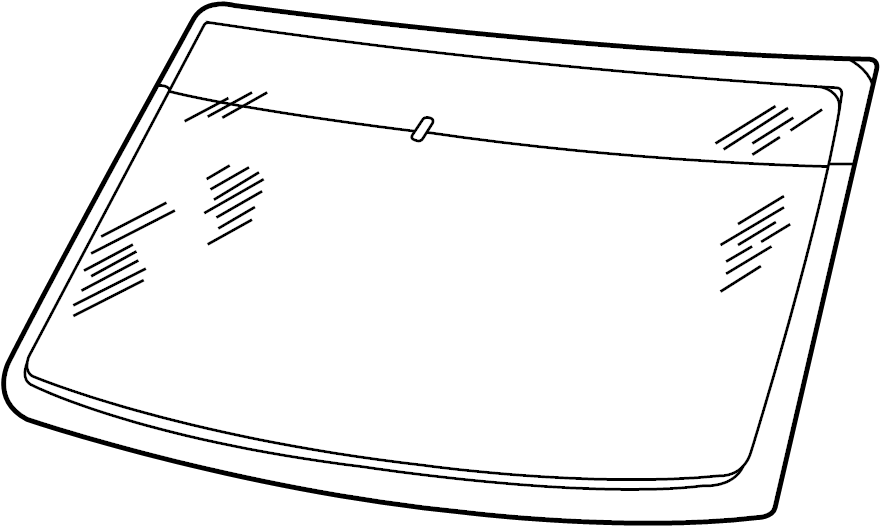 View 6L5Z1003100AA Windshield Full-Sized Product Image