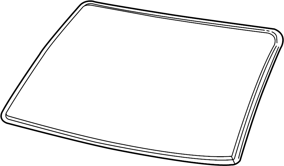 View F37Z1003144A Windshield Molding (Lower) Full-Sized Product Image