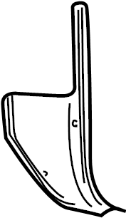 View 4L5Z1002345AAB Kick Panel Trim Full-Sized Product Image