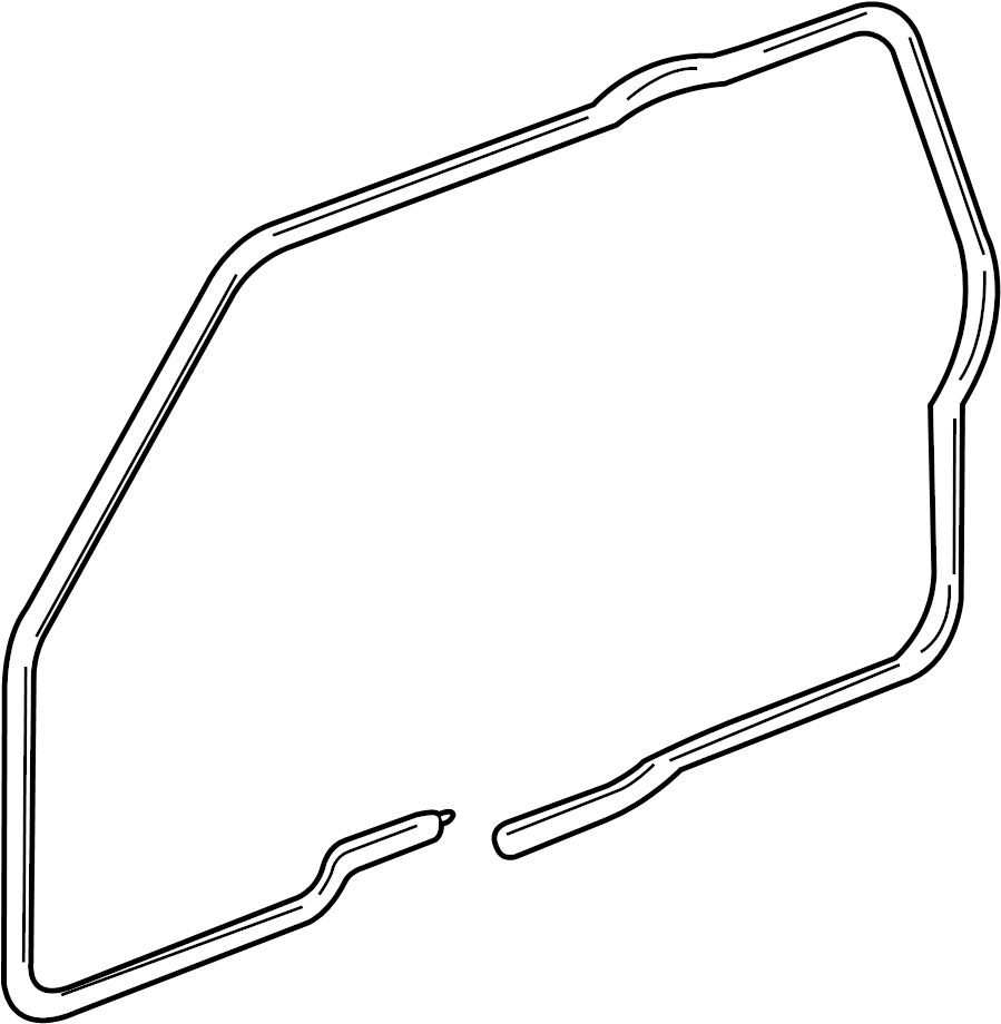 View 8L5Z1320708A Door Seal (Front, Upper) Full-Sized Product Image