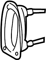 View 7L5Z1326605AA Exterior Door Handle Full-Sized Product Image