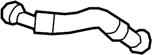 View AC3Z8260A Radiator Coolant Hose (Upper, Lower) Full-Sized Product Image