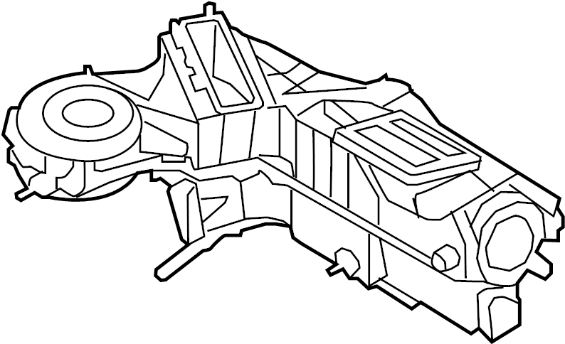 View 9C3Z19B555A HVAC Unit Case Full-Sized Product Image