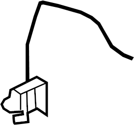 View 8C3Z16916A Hood Release Cable Full-Sized Product Image