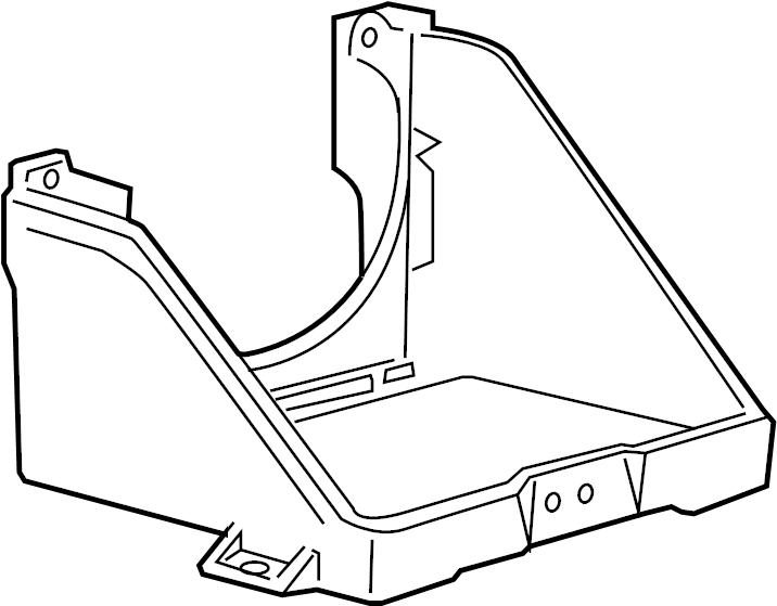 View 9C3Z8A080AA Engine Coolant Reservoir Full-Sized Product Image