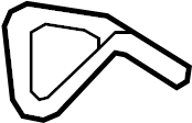 View 7C3Z5A246B Bracket. Pipe. (Front, Rear) Full-Sized Product Image