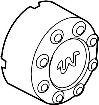 View 7C3Z1130Z Wheel Cap Full-Sized Product Image
