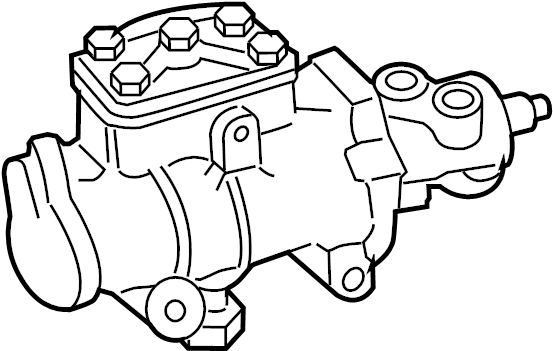 View 8C3Z3504CRM Steering Gear Box Full-Sized Product Image