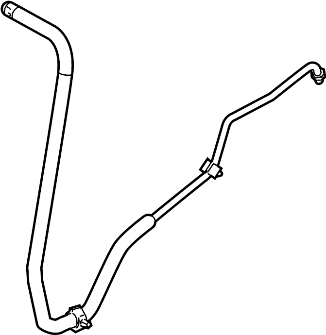 View 7C3Z3A713C Power Steering Return Hose Full-Sized Product Image
