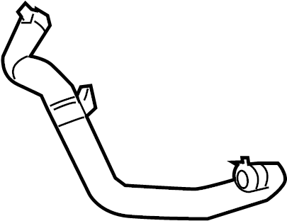 View 7C3Z3691C Power Steering Reservoir Hose Full-Sized Product Image