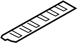 View 7C3Z2613228AA Door Sill Plate (Rear) Full-Sized Product Image
