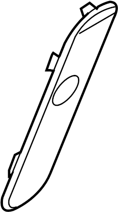 View 7C3Z2660230AA Seat Belt Height Adjuster Cover Full-Sized Product Image