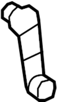 View F37Z1023342A Window Crank Handle Full-Sized Product Image
