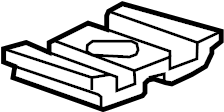 View F81Z5796AB Leaf Spring Plate (Rear, Lower) Full-Sized Product Image