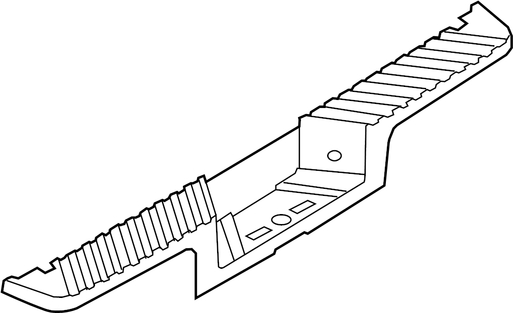 View 8C3Z17B807BA Bumper Step Pad (Lower) Full-Sized Product Image