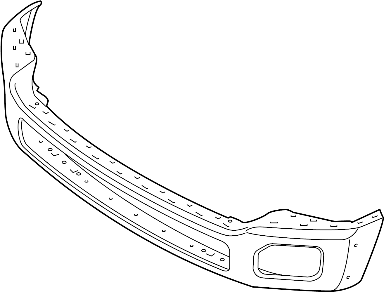 View BC3Z17757CPTM Bumper Face Bar (Front) Full-Sized Product Image