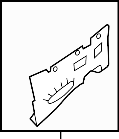 View BC3Z9E944D Radiator Support Splash Shield Full-Sized Product Image