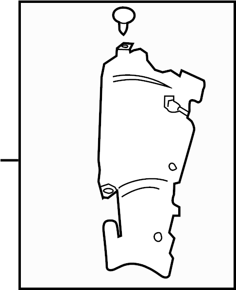 View BC3Z8310B Radiator Support Baffle (Upper) Full-Sized Product Image