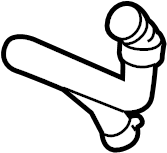 View BC3Z8075E By - Passenger hose.  Full-Sized Product Image