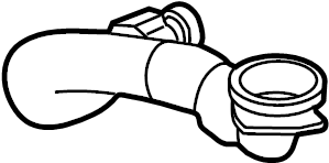 View BC3Z8286E Radiator Coolant Hose (Lower) Full-Sized Product Image