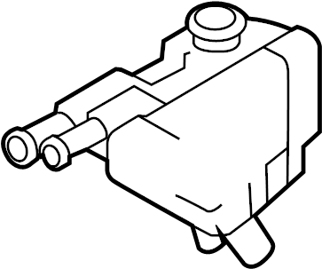 View BC3Z8A080AA Engine Coolant Reservoir Full-Sized Product Image