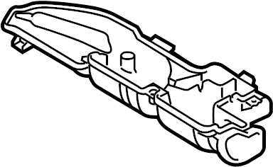 View BC3Z18490D Instrument Panel Air Duct (Lower) Full-Sized Product Image