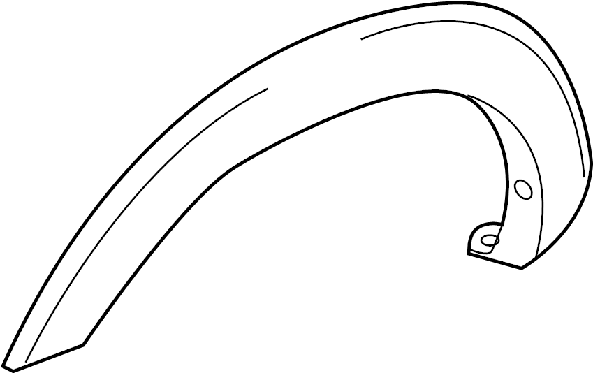 View BC3Z16038APTM Wheel Arch Molding Full-Sized Product Image