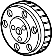 View AL3Z6256CA Engine Timing Camshaft Sprocket Full-Sized Product Image